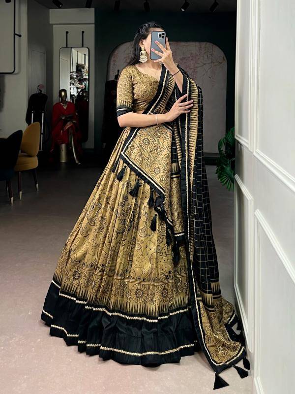 ISHANYA 01 Tasar Silk GLD Bollywood style lehenga choli stores in Pune